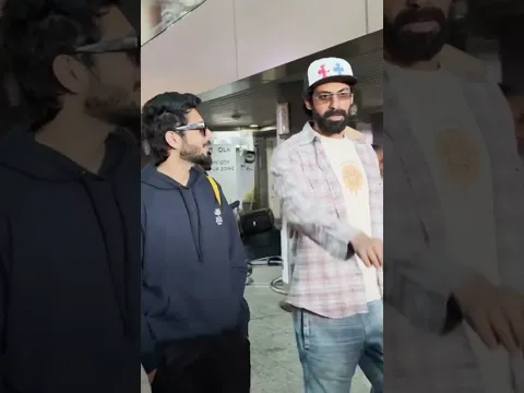 Rana Daggubati & Anirudh Ravichander Spotted At Mumbai Airport #shorts