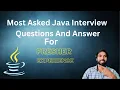 Latest Java Interview Questions And Answers for fresher and experience