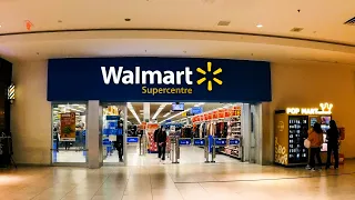 POV Shopping at Walmart in Markham Ontario Canada - October 2022