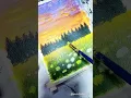 Download Lagu Filling my artbook Part - 1🎨easy sunset painting #piano #painting #acrylicpainting #sunsetpainting