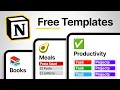 5 BEST FREE Notion Templates You Need RIGHT NOW
