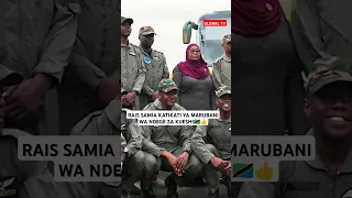 RAIS SAMIA KATIKATI YA MARUBANI WA NDEGE ZA KIJESHI Raissamia Jwtz Jeshi Shortsvideo Globaltv 