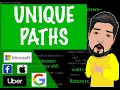 Finding Number of Unique Paths Dynamic Programming Amazon Coding Interview Question