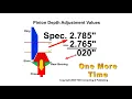Pinion depth and how to work with measured and specified values