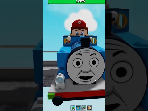 Why is Lego Mario Driving Thomas?