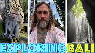 Sailor James Explores Bali’s Sacred Monkey Forest & Waterfalls in Ubud