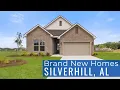 Touring BRAND NEW Homes in Silverhill AL From 306K Parkview