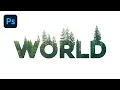 Photoshop Tutorial - Photoshop Text Effect Out of Bounds Typography