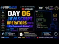 MERN Job Ready Program Day 06 JavaScript Operators - Part 2 CodeWeavers