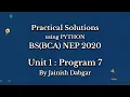 Python Practical 7 Runtime Expression Evaluation Using eval BCA Sem 5 By Jainish Dabgar