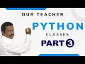 Python Tutorial - Part 3 Character set Tokens