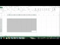MS Excel 2013 Tutorial FOR BEGINNERS PART 1 - How to use Excel