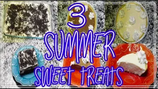 Download Three Summer Sweet Treats || Oreo Icebox Cake || Chocolate Marshmallow Cream Pie || Key Lime Pie MP3