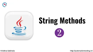 String Methods Part 2 Java Tutorial For Beginners String Class in Java Java Strings