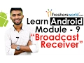 Learn Android - Module 9 II Basics of Broadcast receiver Guide for Android Developers