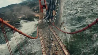 san andreas tsunami scene 4k rock sanandreas alexanderdadario hollywoodmovies
