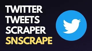 How to scrape twitter data using snscrape Python