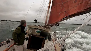Nothing like a gaffer off the wind … when there is wind