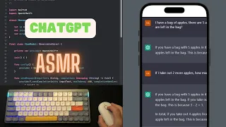 ASMR Programming - Coding and Talking with ChatGPT iOS