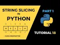 Tutorial String Slicing in python using slice constructor