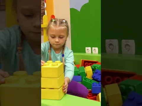 🎢👧 Yaroslava at Kids Play Center – Giant Blocks & Fun Slides! 🏰#playarea #vlog #childrensongs