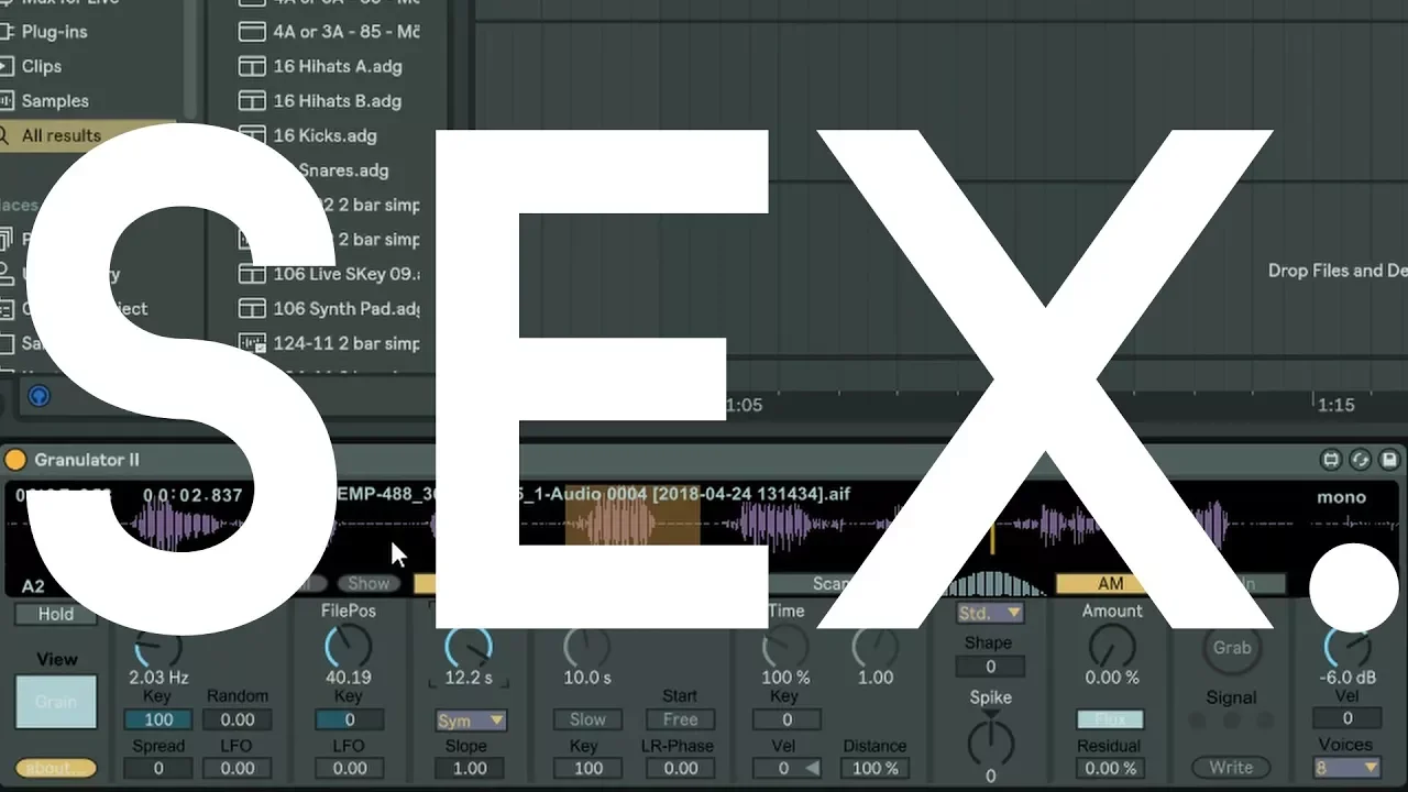 Mr. Bill - Ableton Tutorial 68 - Granular Synthesis