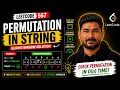 Permutation in String LeetCode 567 Sliding Window Trick