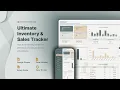 Ultimate Inventory and Sales Tracker Spreadsheet Complete Tutorial