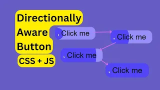 Create a directionally aware button using JavaScript and CSS ManojWeb