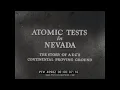 ATOMIC BOMB TESTS IN MERCURY NEVADA HISTORIC FILM 40982