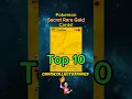 TOP 10 Pokemon GOLD cards