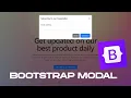Bootstrap 5 Modal - Landing Page with Basic Bootstrap Modal