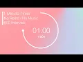 1 Minute Interval Timer - Pastel Color Wheel
