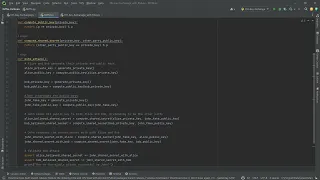 Diffie Hellman key exchange with Python