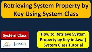 Retrieving System Property by Key Using System Class Java Tutorial