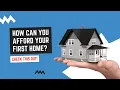 How to Afford a Home