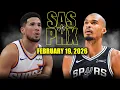 Lagu San Antonio Spurs vs Phoenix Suns Full Game Highlights – February 19, 2026 | NBA Season