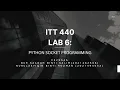 LAB 6 - PYTHON SOCKET PROGRAMMING