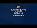 Download Lagu Murottal Merdu Muammar ZA 035 : Surat Fathir