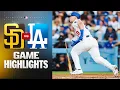 Padres vs Dodgers Game Highlights 26 MLB Highlights