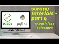 xpath csv selectors scrapy Tutorial