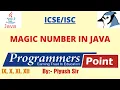 Magic Number in Java JAVA FOR ICSE By Piyush Sir