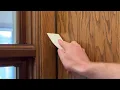 Filling Nail Holes In Finished Trim