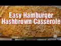 Easy Hamburger Hashbrown Casserole