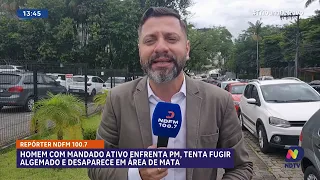 Suspeito resiste à PM e foge algemado em Jaraguá do Sul após abordagem