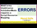 jquery unobtrusive validation example jquery unobtrusive validation asp net webforms