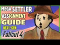 MEGA SETTLER Guide For FALLOUT 4 NEXT-GEN Assignments Supply Lines Unique Settlers and MORE