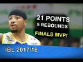 Jamarr Johnson FINALS P April 22 2018 IBL Finals 2018