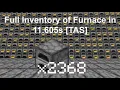 Full inventory of Furnace in 11 605s TAS