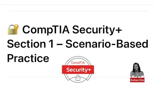 comptia security plus practice scenario questions 